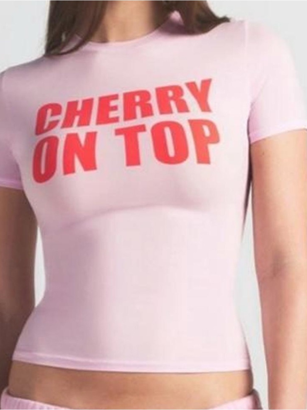 SKIMS Limited edition Cherry on top t-shirt - M